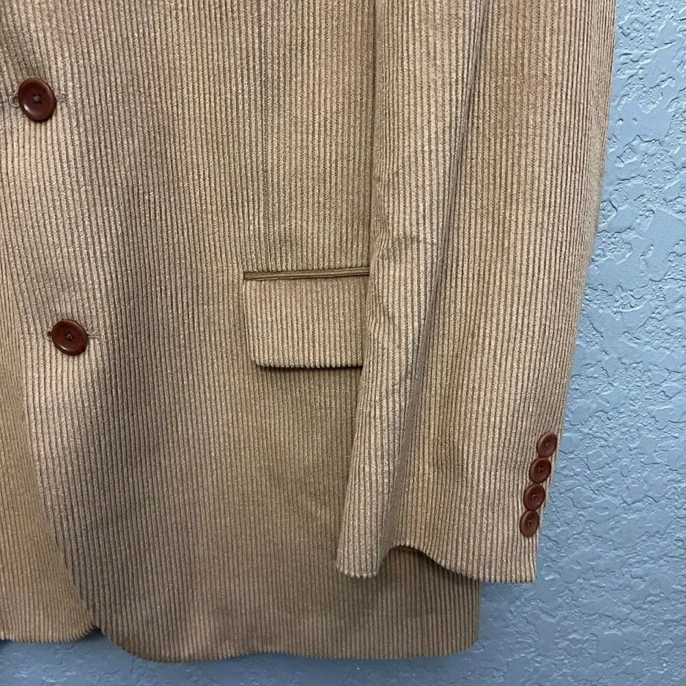 Jos A Bank Corduroy Sports Coat L42 Wool & Silk
